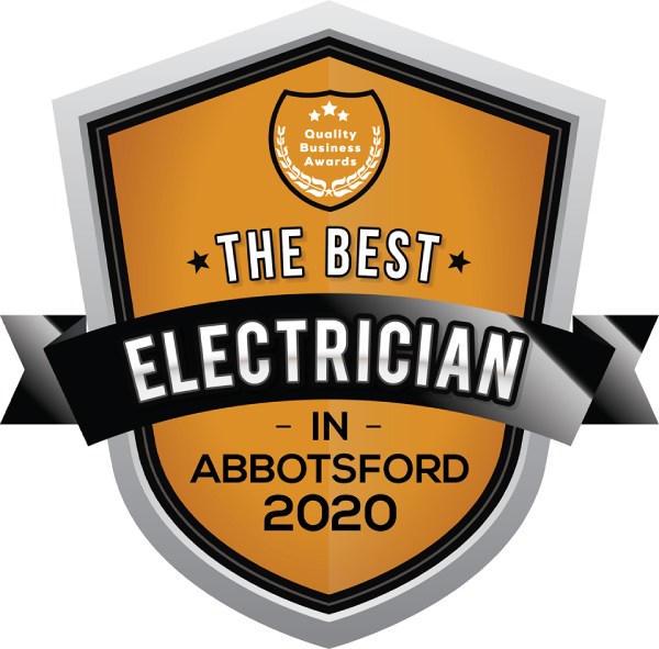 The best electrician in Abbotsford 2020 award